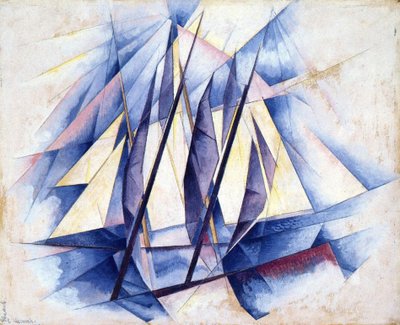 Barche a vela, 1919 da Charles Demuth